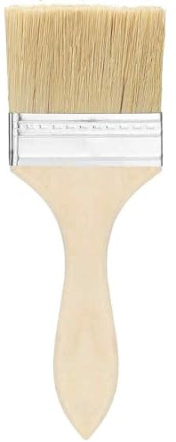 Pinceau en soie pour vitrifier ou vernir, pinceau de peinture 100 mm, pinceau plat avec manche en bois,pinceau plat pour vernis,pinceau large peinture, pinceau pour peintures, vernis, huiles