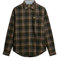 Superdry Herren Langärmeliges Holzfällerhemd aus Baumwolle Buckshot Kariert Olivgrün XXL