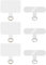 LilaLemon 10pcs Phone Tether Lanyard Tab, Transparent Multipurpose Cell Phone Lanyard Patch Pad,Universal Phone Strap Connector Replacement Parts