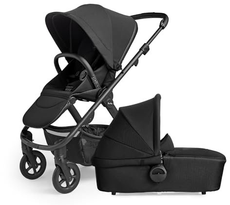 Silver Cross - Tide Kinderwagen - 3-in-1-Kinderwagen mit Tragewanne, wendbarem Sitz und Fahrgestell - robuster Kinderwagen für verschiedenes Gelände - Neugeborene bis 4 Jahre - geräumig - Space