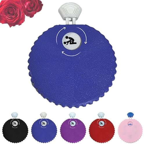Mlthcig Gioco di Roulette per Coppie, Dadi Intimi per Serate Romantiche, Giocattolo per Adulti Stampato in 3D, Selettore Posizioni Divertente per Aumentare la Connessione(Blue)