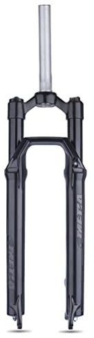 AADDFDD Fourche à Ressort pour VTT 26/27,5/29 Pouces, débattement de 80 mm, Fourche Avant VTT, Tube Droit 1-1/8'', 28,6 mm, Verrouillage Manuel QR 9 mm (Couleur : Noir, 29 Pouces)