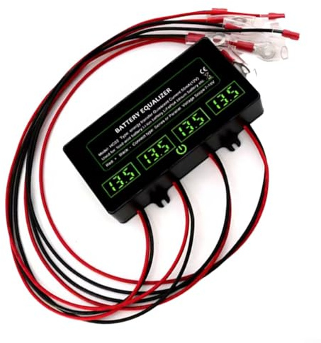 ZMdooreasy HC01 HC02 Acid Battery Voltage Balancer Controller for 24V 36V 48V System with Touch Switch LED Display Protection(HC01)