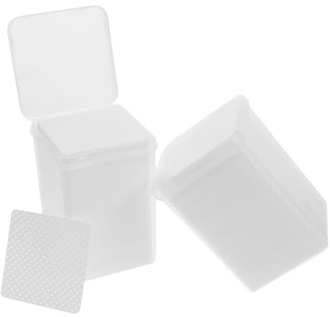 PRETYZOOM Pads mit 400 Stück aus Baumwolle Nagellackentferner 2 Boxen Entfernt Sanft Nagellack und Pflegt Nägel für Maniküre und Heimgebrauch