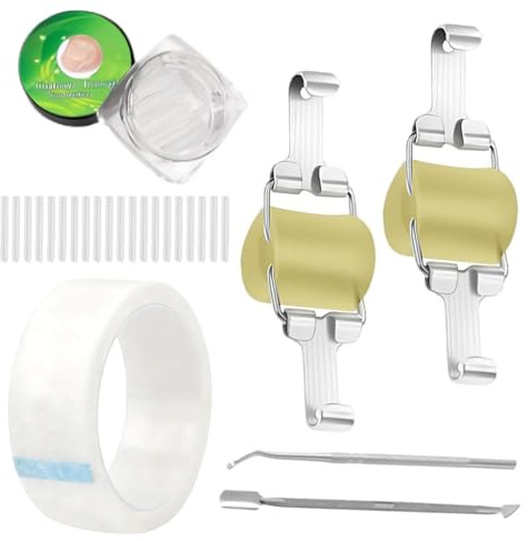 25 Stück Nagelspange Fußnägel Nagelspange Einfache Anwendung Für Zu Hause, Sicherer Halt Schmerzlinderung(19mm Bis 21mm Toenail-Länge)