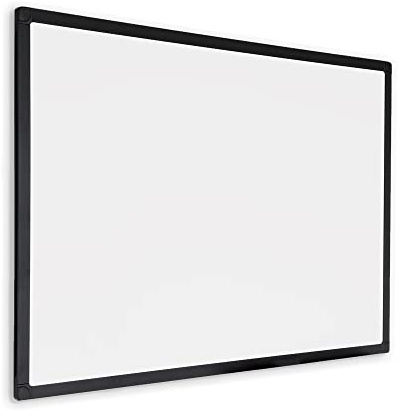 IVOL Whiteboard Emaille Oberfläche Schwarzer Rahmen (100x150 cm)