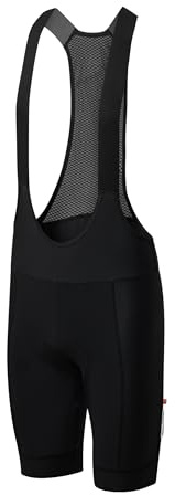 DANISH ENDURANCE Salopette da Ciclismo Uomo Quick Dry, Nero, S