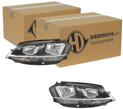 BandelOne enthält 2x Diederichs Halogen Scheinwerfer links+rechts passend für Golf