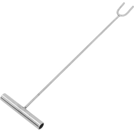 TOVINANNA Verlängerter Wasserwerkzeugschlüssel mit U Förmigem Kopf und T Griff 48cm lang für Sanitärventile Wasserzähler und Heizungsventile