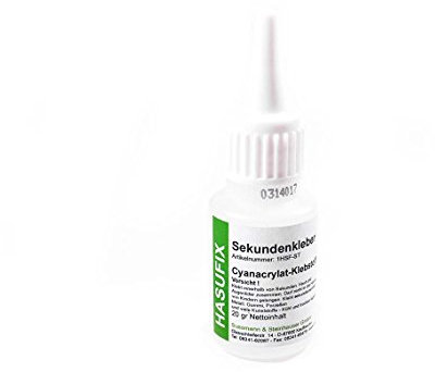Hasufix Sekundenkleber 20 ml 1 Stück von Vintageparts DIY-Schmuck