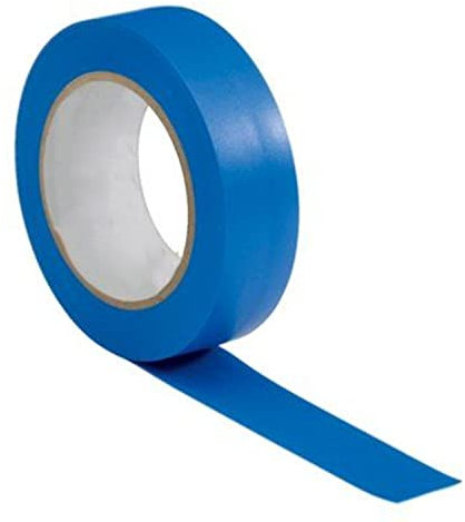 CABLEPELADO Cinta Aislante Para Instalaciones Eléctricas - Adhesiva y Autoadhesiva - Resistente Para Proteger - 19 mm x 20 Metros - Azul
