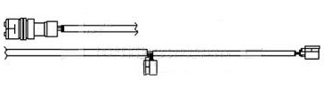 Borg & Beck BWL3131 Wear Lead To Fit Porsche Carrera GT 5 7 7/03-06