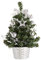 Molinter Mini Weihnachtsbaum Künstlicher Weihnachten Baum Christbaum Tannenbaum mit ständer Weihnachtsdeko Weihnachten Deko Geschenk (Silber)