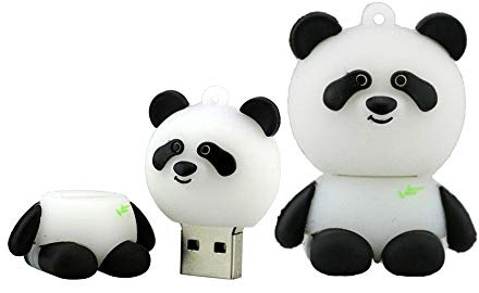 OneSquareCore 64GB Panda-Modell USB 3.0-Flash-Laufwerk USB-Stick USB-Stick in kompakter Größe USB-Flash-Laufwerk USB-Stick - Weiß
