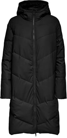JDY Women's JDYULRIKKA Water REP Puffa OTW NOOS Jacke, Black, L