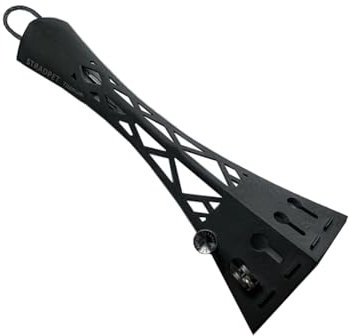 STRADPET Titan-Saitenhalter für Violine mit Titan-Saitgut Pro, optional mit oder ohne Feinstimmer, mit Feinstimmer, British Style