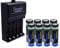 8pk Dunamis 1.2v AA 2500mAh NiMH Rechargeable Batteries & USB Charger/Battery Charging Dock - HIGH CAPACITY Batteries Suitable for High Drain Devices etc … (8pk + Charger, AA 2500mAh)