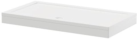 Wholesale Domestic Pearlstone 1600mm x 800mm x 40mm Rectangular Shower Tray and Plinth