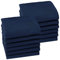 HOULIFE Herren Taschentücher - Stofftaschentücher Damen, Einfarbige Taschentücher Stoff aus Reiner 60S Baumwolle für Alltagsgebrauch Hochzeit, 40x40cm/16x16’’ (Blau 12 Stücke)
