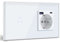 BSEED Interruptor con Enchufe USB C 20W,Blanco Schuko Enchufe con Cargador Rápido USB Tipo C,1 Gang 2 Vías Interruptor de Luz con Indicador LED,Enchufe Integrado Adecuado