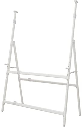 MAXHID Whiteboard-Ständer, Faltbar, Weißmetallständer, Höhenverstellbar, Für Große Trocken Abwischbare Tafel, Kreidetafel, Nur Ständer