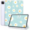 Vozehui Funda para iPad Pro de 11 pulgadas 2022/2021/2020/2018, funda protectora de triple soporte con funda de encendido y apagado automático para iPad de 11 pulgadas con soporte para lápices,