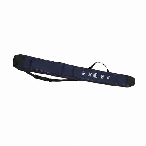 Leapiture Schwerttasche Schwertscheide Schwerttragetasche Samurai-Schwertbox Mit Schultergurt Für Cosplay Halloween, Schützende Schwerttasche Für Kung Fu(Blau)