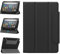 HoYiXi Housse Universel pour 7-8 Pouces Samsung Galaxy Lenovo Fire Android Tablette Étui de Protection réglable en Deux Positions Coque avec Support Pliable - Noir