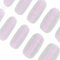 DANNI & TONI Halb ausgehärtete Gel Nagelfolien (Flickering) Silber Katzenauge Glänzend uv Gel Nagelfolie Nagelsticker Nageldesign Nagelfolie Selbstklebend Wraps 28 Aufkleber