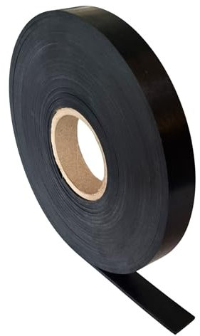 diconfa Gummistreifen BREITE 30mm (3cm) - WÄHLBAR - DICKE: 1 bis 5mm - LÄNGE: 0,05 bis 10m - Auswahl: 7000mm (700cm) lang, 2mm stark - Gummimatte Meterware schmal Gummiunterlage Gummiplatte