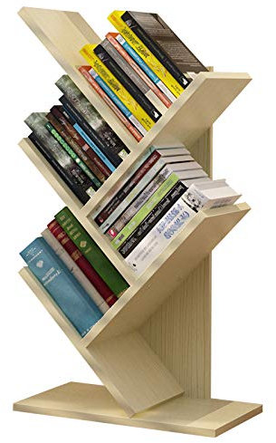 Bücherregal mit 5 Regalböden, kleines Desktop-Regal - Mini-Bücherregal für Bücher, Zeitschriften, CDs und Fotoalbum im Wohnzimmer, Zuhause, Büro