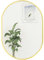 Amazing Tour Oval Mirror, 50cm x 70cm Oval Bathroom Mirror, Gold Wall Mounted Mirrors for Makeup Bathroom, Bedroom, Living Room