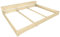 TUGA-Holztech Familienbett Familien-Nesterl 270 200 23 Zirbe 180/90cm mit Ablage