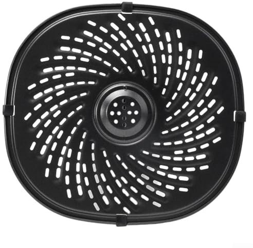 Eawfgtuw Air Fryer Replacement Parts, Non-Stick Carbon Steel Crisper Tray with Handle, for Power Xl 7QT Air Fryer