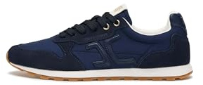 Candice Cooper Sneakers aus Veloursleder und technischem Stoff, Marineblau 37