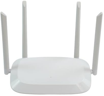 Enrutador WiFi, Enrutador de Internet | Router Wi-Fi de doble banda,4 antenas, 300 Mbps, router de computadora, cobertura rápida inteligente de larga distancia