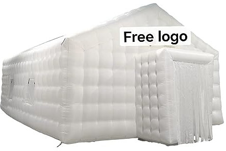 Giant 30ft Inflatable Nightclub Cube Tent Disco Light Nightclub Tent with Blower Suitable for Birthday Parties/Friend Gatherings/Family Celebration Parties