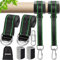 Set di 2 ganci per altalena, 200 x 5 cm, set di fissaggio per amaca sospesa, fissaggio con 2 cuscinetti di protezione per albero e 2 moschettoni di alta qualità, può contenere fino a 900 kg