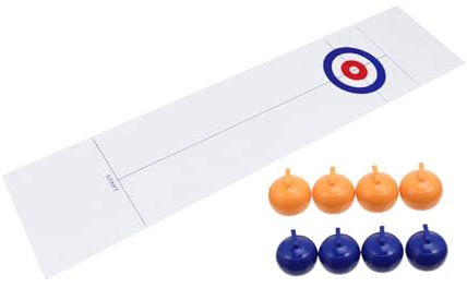 CORHAD Tischspiel Curling für Familie und Freunde Tragbares Brettspiel mit Hochwertigem Zuhause Partys und Schulgruppen Spaß für Erwachsene