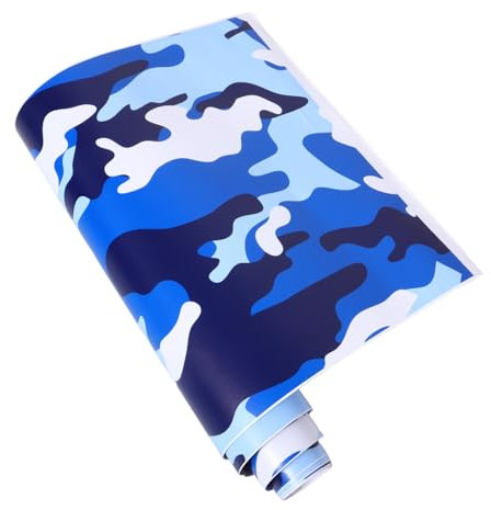 Cabilock Camouflage Fahrzeug Folie 152X30cm Selbstklebend Gelbe Tarnfolie für Auto Motorrad Laptop Vinyl Autowicklung Schutzfolie für Kratzer und Witterungseinflüsse