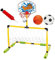 Canasta Baloncesto Piscina - Aro Flotante para Piscina con Red | Canasta Impermeable con Bomba Y Balón De Fútbol para Niños Y Adultos