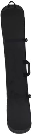 TUXCAXI Snowboardtasche, Reise und Outdoor Schutztasche, leicht zu tragender Schultergurt, einzigartiges Zubehör und verstellbarer, gepolsterter, Schwarz, 150 cm
