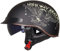 Halbhelme Jethelme Brain - Cap Cruiser Chopper Scooter Pilot Jet Helm DOT+ECE Zertifizierte Persönlichkeit Retro Harley Motorradhelm,A-M=（57~58cm）