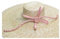 Ornamento De Paja Natural Trenzada Aspas - Nude - Aplicaciones