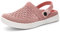 HKR Sabot Femme Mules et Jardin Femme Sabots de Jardin Respirant D'Été Chaussures de Plage Sport Pantoufle Piscine Sandales Mules Rose EU 38
