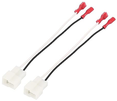 X AUTOHAUX 2pcs Car Speaker Connector Harness Adapter for T oyota Van Corolla