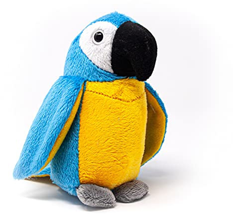 Cornelißen Kuscheltier - Papagei blau - 15 cm