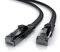 CSL - 0,25m Cat 8 Ethernet Cable Gigabit Lan Network RJ45 High-Speed Patch Cord Flat High Speed 40Gbps 2000Mhz/s U FTP PIMF Patch Cable For POE Switch PS5 PS4 WiFi Router Modem Patch Panel Smart TV
