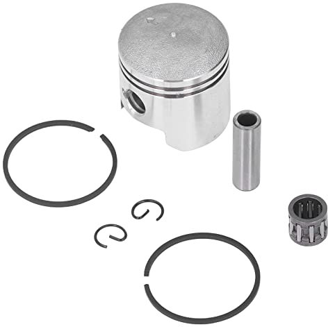 Kit pistone Motore, Set di Anelli per spinotto pistone Lega d'Acciaio ad Alte Prestazioni per 2 Tempi 49 50 Scooter ciclomotore Dirt Bike