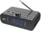 Fontastic Dablo Radiowecker DAB Plus und FM, Funk-Wecker digital Batterie- und Netzbetrieb, Radio mit Bluetooth Lautsprecher, Sleep-Timer und USB-Ausgang, Alarm Clock Schwarz